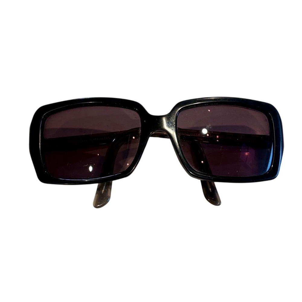 Burberry B 4075 Sunglassesโ Black Rectangular Check Arms Made in Italy 56-17-130